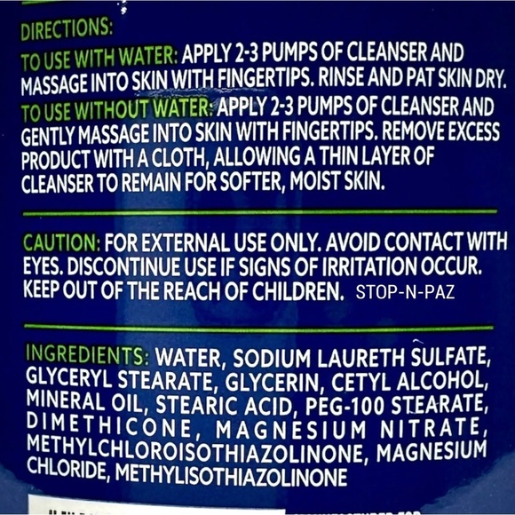 Gentle Skin Cleanser Face/Body. Dry to normal Sensitive Skin. 2 bottles of 8 oz - Picture 3 of 3